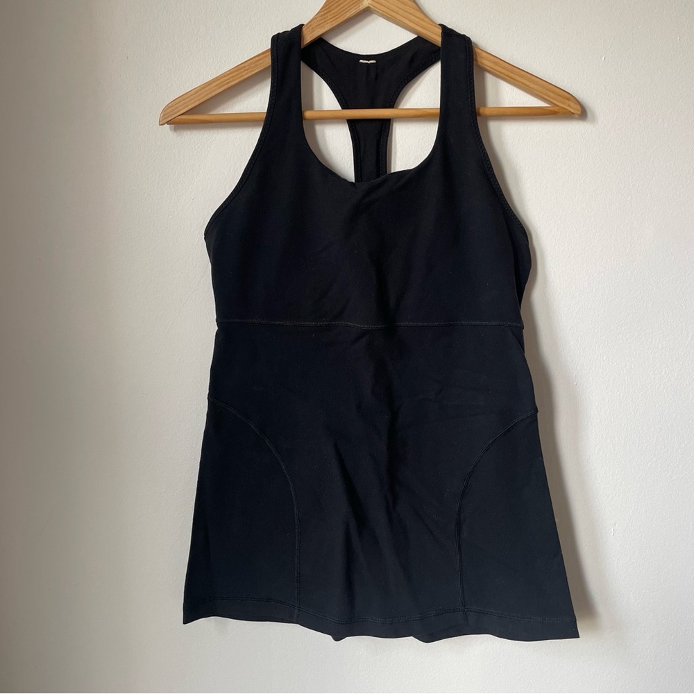 Lululemon black t-back tank
